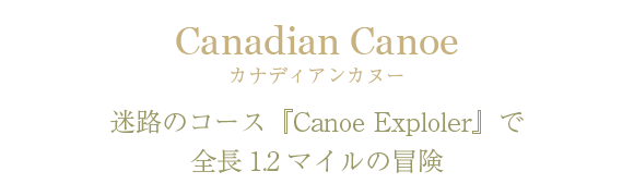 カナディアンカヌー