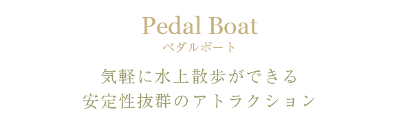 ペダルボート