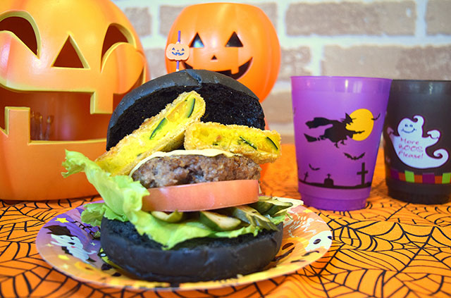 ハロウィンブラックバーガー