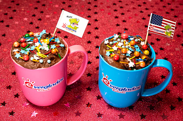 バレンタインマグケーキ