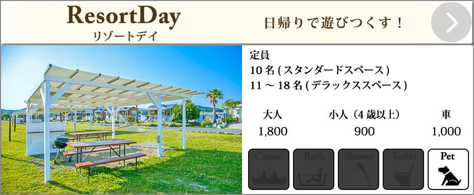 デイキャンプリゾートデイ