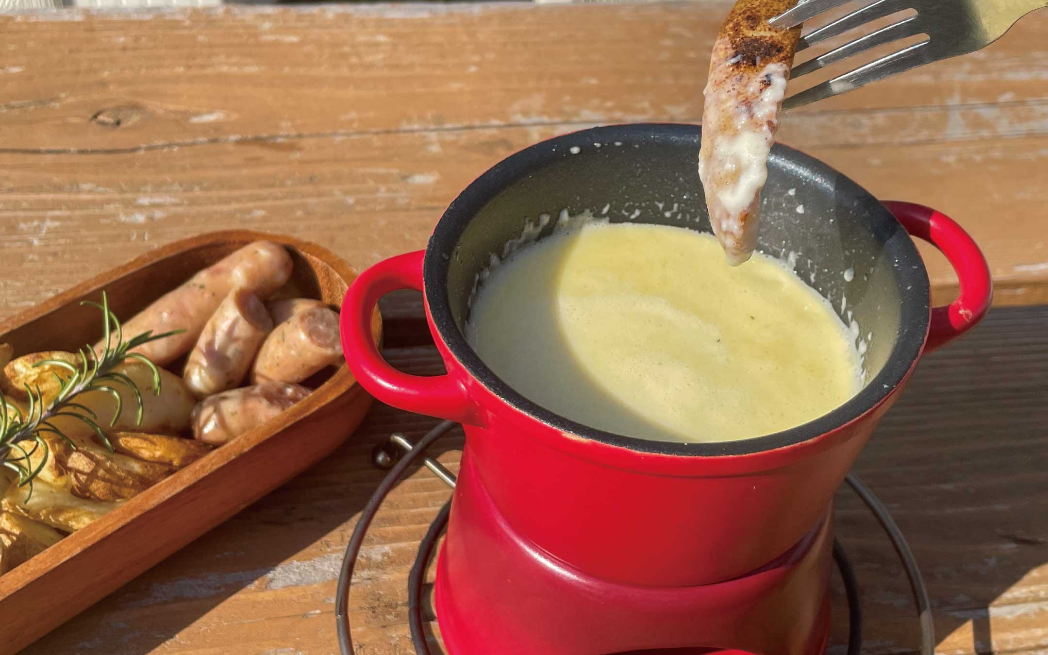 チーズフォンデュ