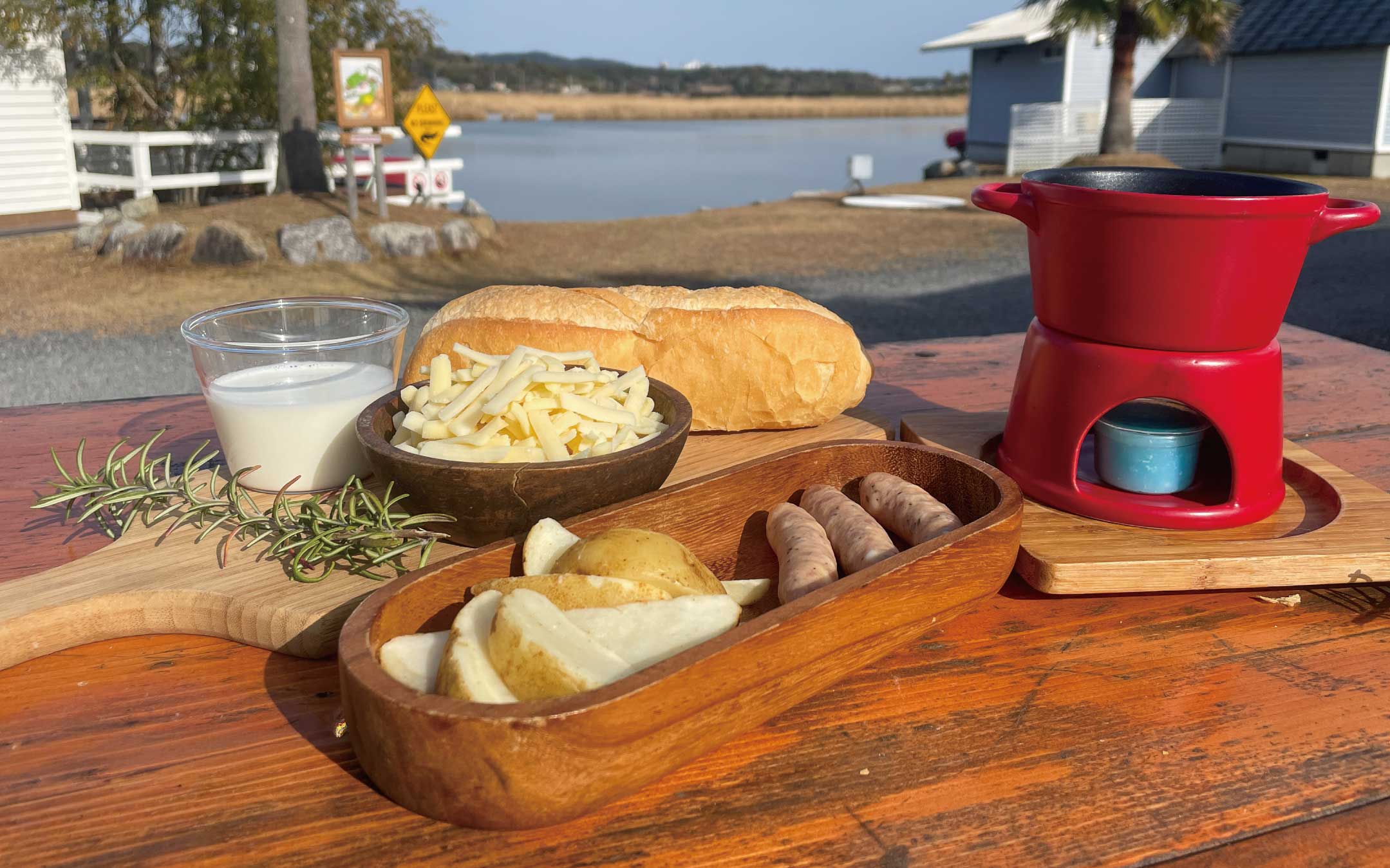 チーズフォンデュ